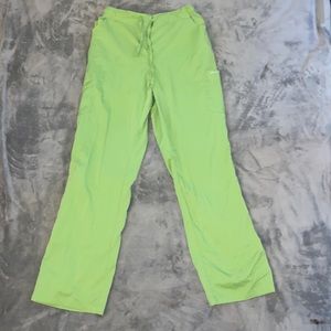Dagacci Women’s Medical Scrub Pants Lime Green Size Medium